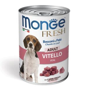 Monge Fresh Pastete mit Kalb für Hunde 400g