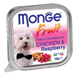 Monge Fruit mit Huhn und Himbeere für Hunde 100g