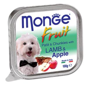 Monge Fruit mit Lamm und Apfel für Hunde 100g
