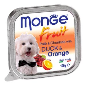 Monge Fruit mit Ente und Orange für Hunde 100g