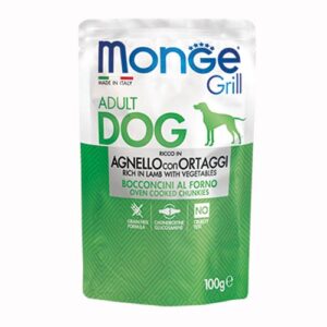 Monge Grill Nassfutter mit Lamm und Gemüse 100g