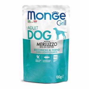 Monge Grill Nassfutter mit Kabeljau 100g