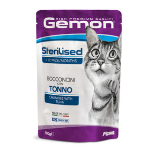 Gemon mit Thunfisch und Goldbrasse - Nassfutter für sterilisierte Katzen 100 g