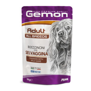 Gemon mit Wild - Nassfutter für erwachsene Hunde 100 g