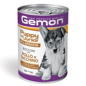 Gemon Puppy Chunkies mit Huhn und Truthahn für Welpen und junge Hunde 415 g
