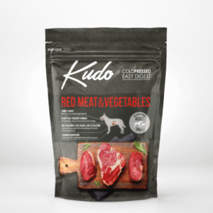 Hundefutter und Katzenfutter 16 Kudo Medium Maxi Adult Rotes Fleisch - kaltgepresstes Hundefutter