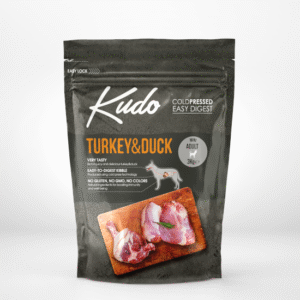 Hundefutter und Katzenfutter 18 Kudo Mini Adult Truthahn und Ente - kaltgepresstes Hundefutter